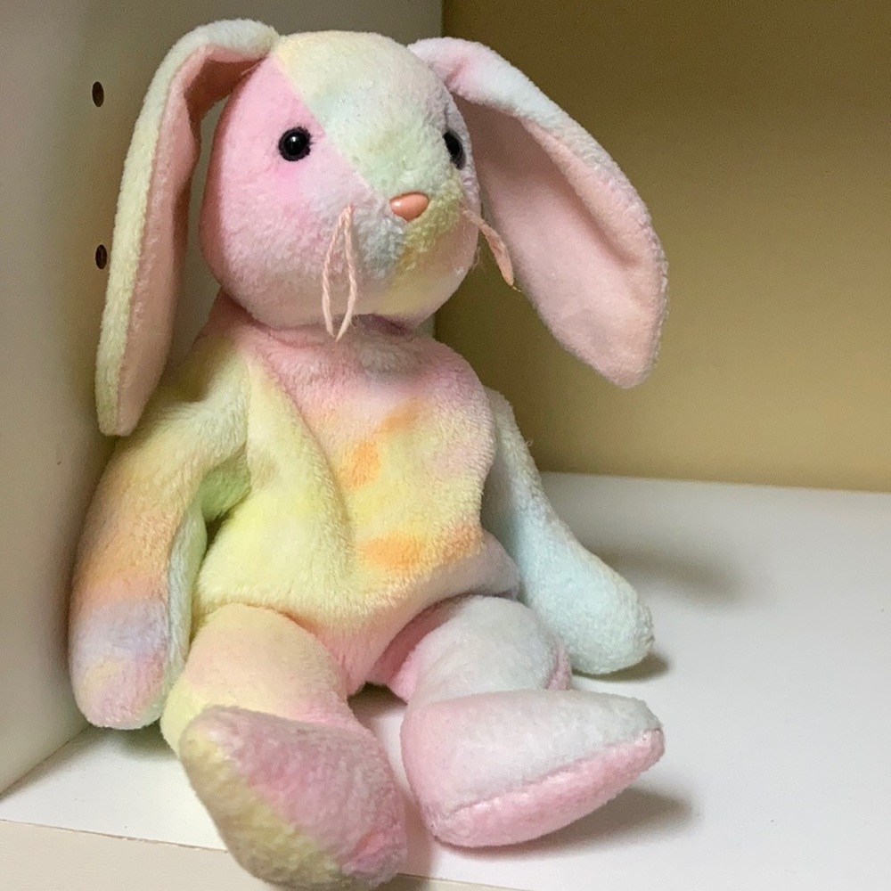 1999 TY Beanie Baby Hippie Bunny
